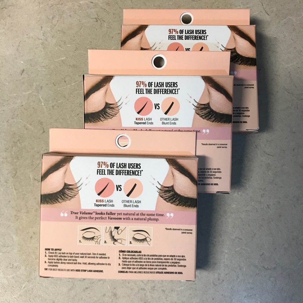 KISS True Volume Ritzy False Lashes - Picture 3 of 4